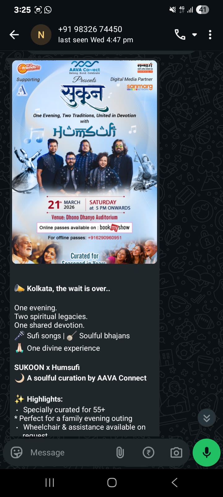 WhatsApp Campaign Example 1